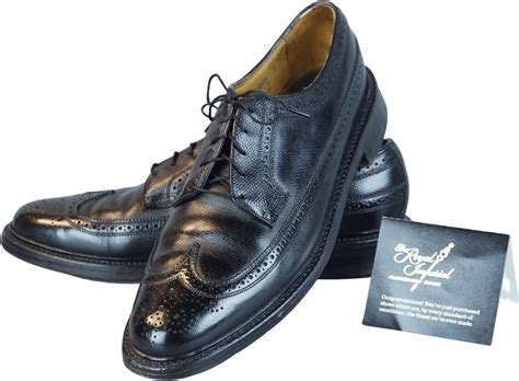 black tip shoes